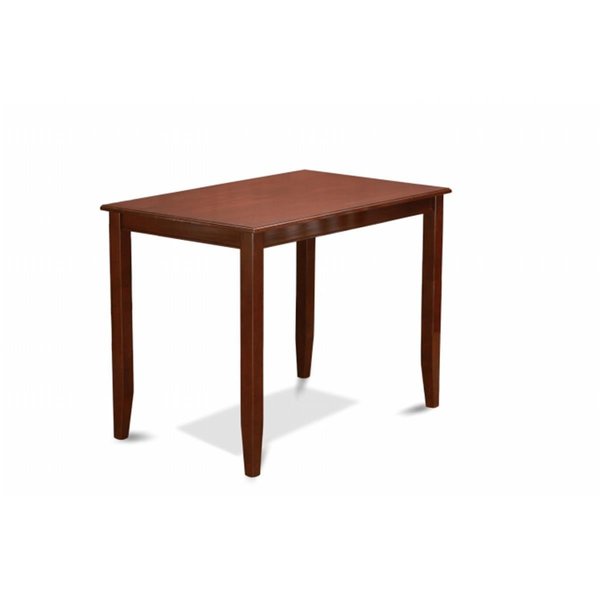 East West Furniture East West Furniture BUT-MAH-T Buckland Counter Height Rectangular Table 30 In. X 48 In. In Mahogany Finish BUT-MAH-T